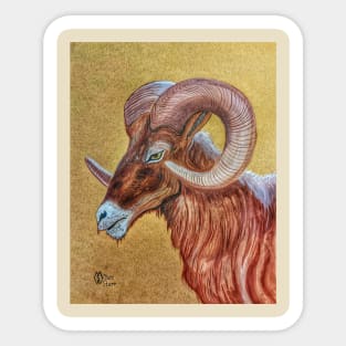 Bighorn Sheep Ram Sticker